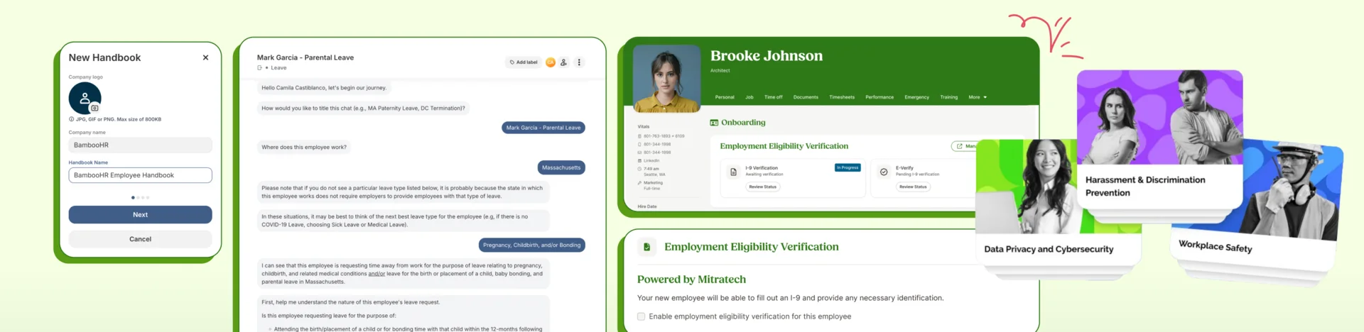 BambooHR compliance management interface