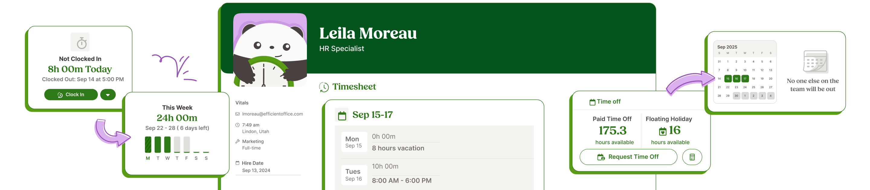 Time & Attendance screenshot 1